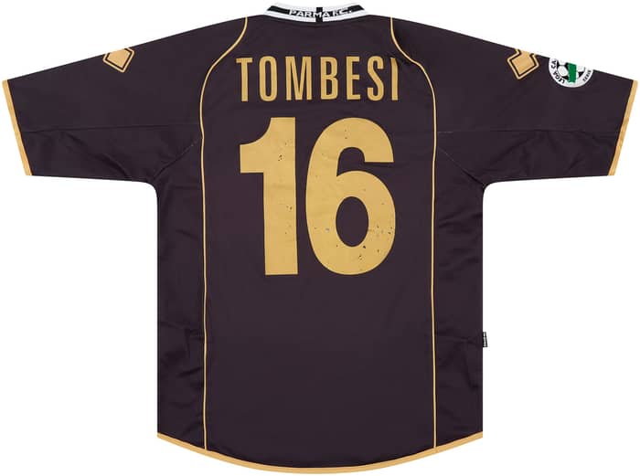 2007-08 Parma Match Issue Third Shirt Tombesi #16