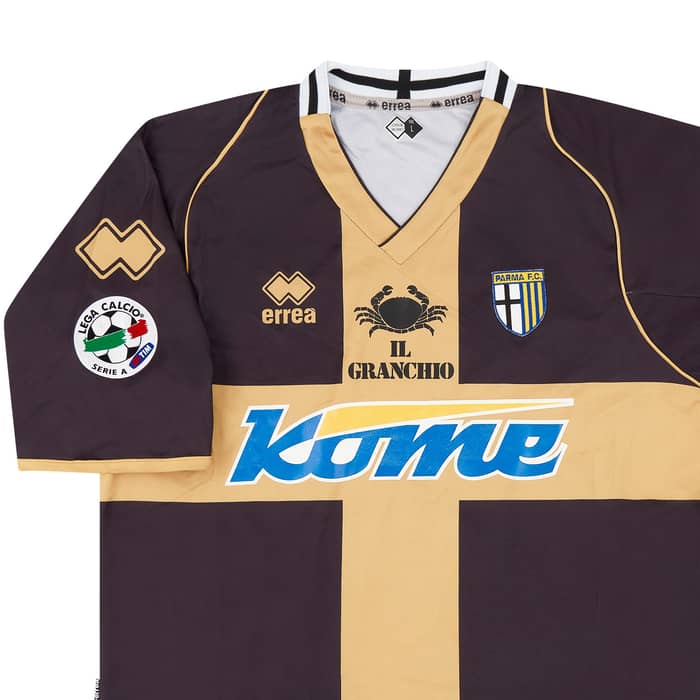 2007-08 Parma Match Issue Third Shirt Tombesi #16