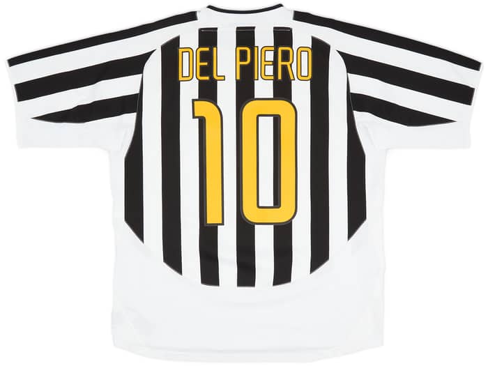 2003-04 Juventus Home Shirt Del Piero #10 - 9/10 - (XL)