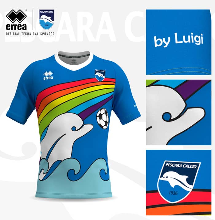 2020 Pescara Special Edition Rainbow Home Shirt