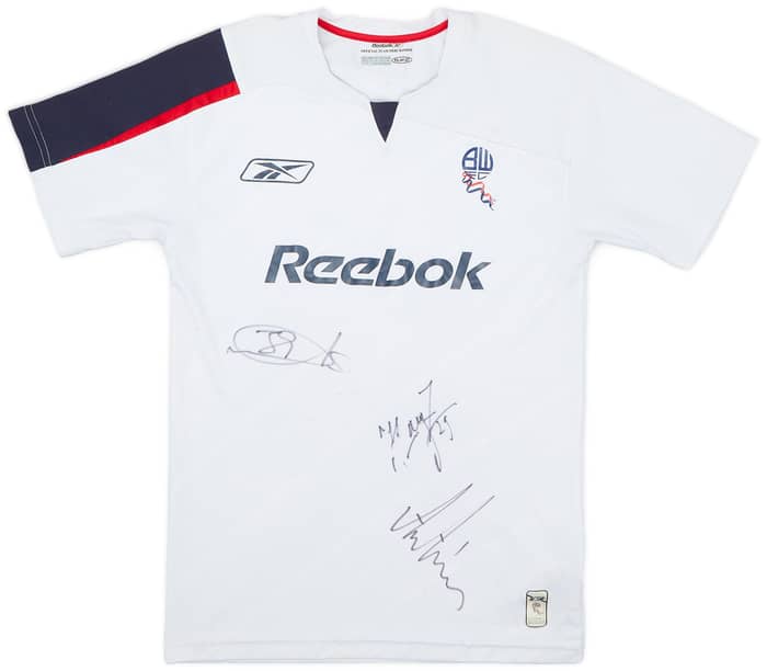 2005-07 Bolton Signed Home Shirt - 5/10 - (XS)