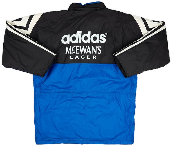 1994-95 Rangers adidas Padded Bench Coat - 6/10 - (L/XL)
