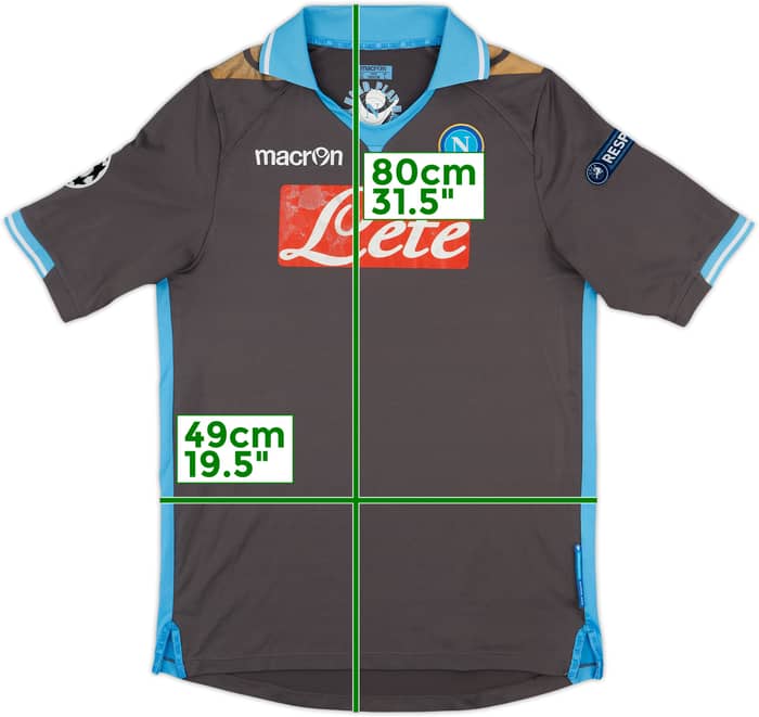 2011-12 Napoli Away Shirt - 5/10 - (XL)