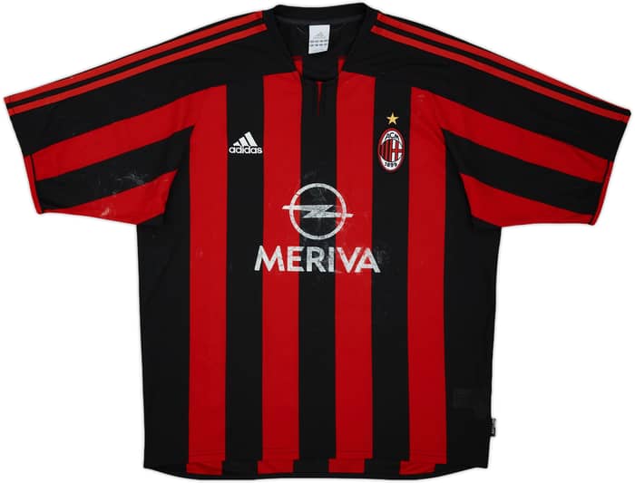2003-04 AC Milan Home Shirt - 4/10 - (L)