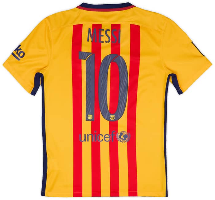 2015-16 Barcelona Away Shirt Messi #10 - 8/10 - (S)