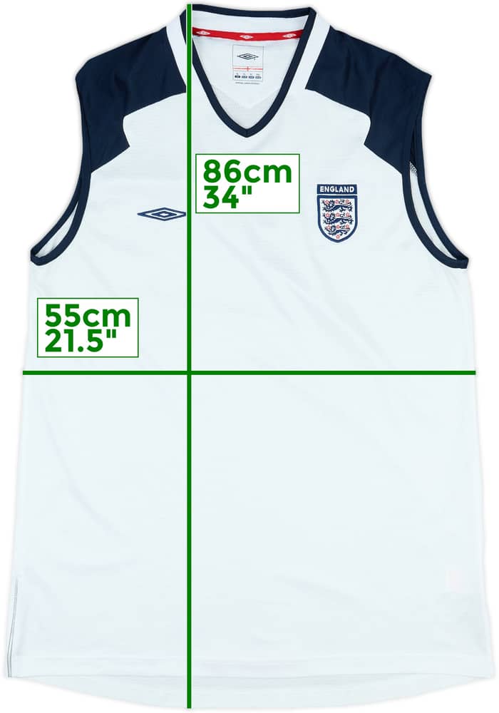 2004-06 England Umbro Training Vest - 8/10 - (XL)