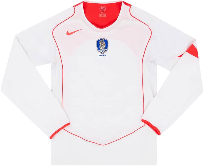 2004-06 South Korea Player Issue Away L/S Shirt - 6/10 - (M)