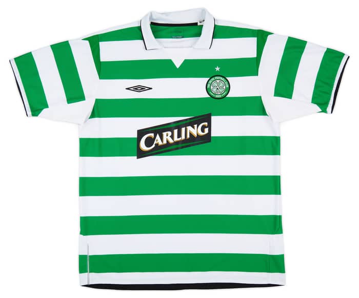 2004-05 Celtic Home Shirt Lennon #18 - 9/10 - (XL)