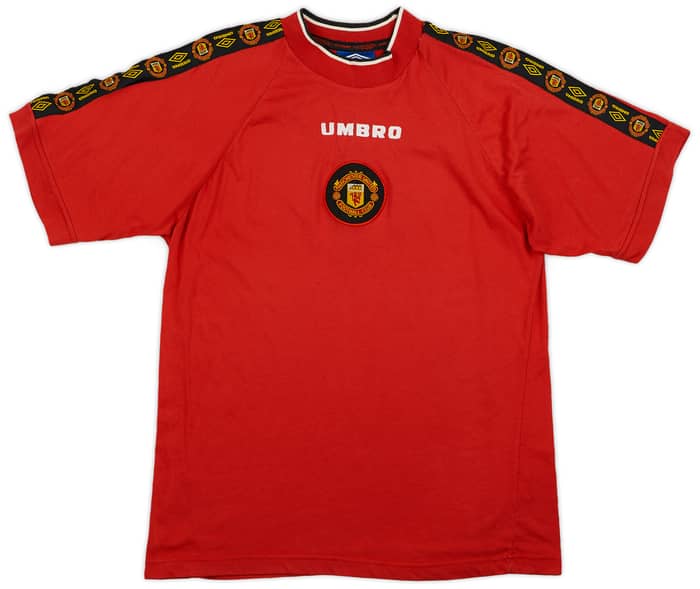 1996-97 Manchester United Umbro Training Shirt - 8/10 - (L)