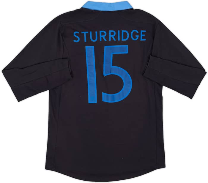 2012-13 England Away L/S Shirt Sturridge #15 - 5/10 - (L)