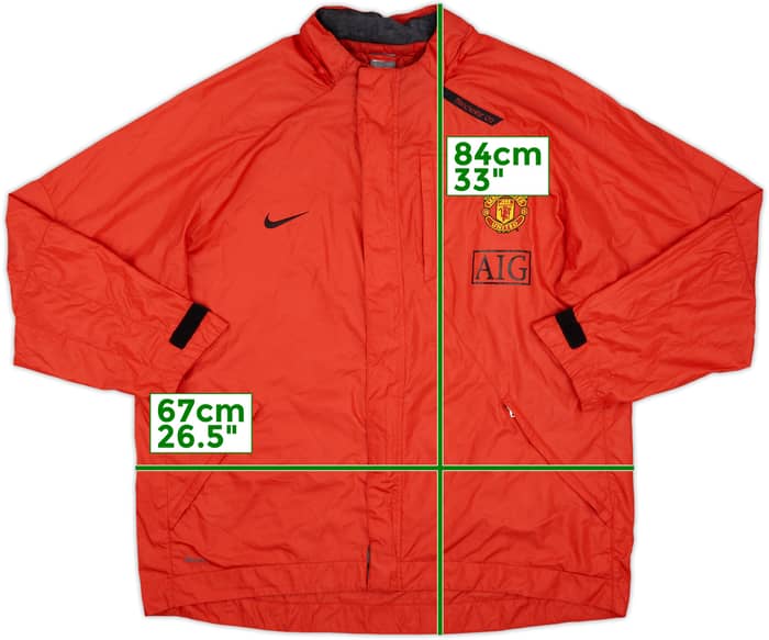2007-08 Manchester United Nike Rain Jacket - 4/10 - (XL)