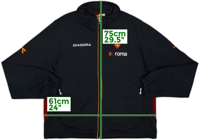 2004-05 Roma Diadora Track Jacket - 5/10 - (XL)
