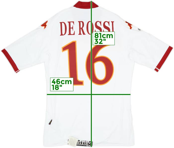 2009-10 Roma Away Shirt De Rossi #16 (L)