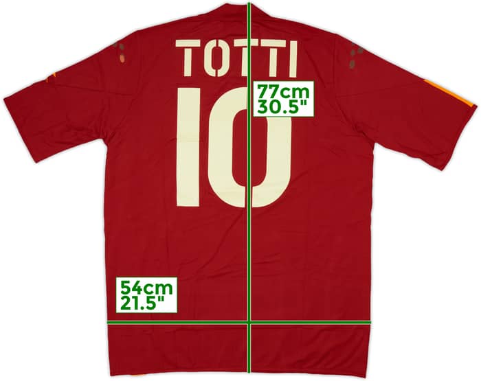 2004-05 Roma Home Shirt Totti #10 (XXL)