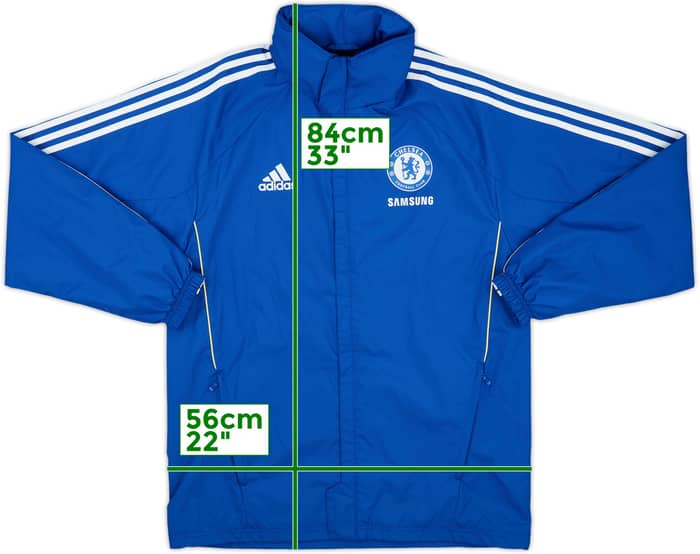 2011-12 Chelsea adidas Hooded Rain Jacket - 9/10 - (M)