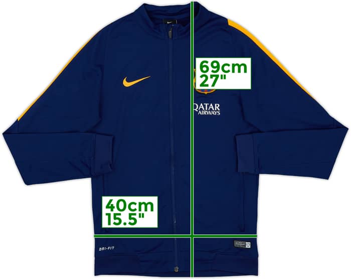 2015-16 Barcelona Nike Track Jacket - 8/10 - (M)