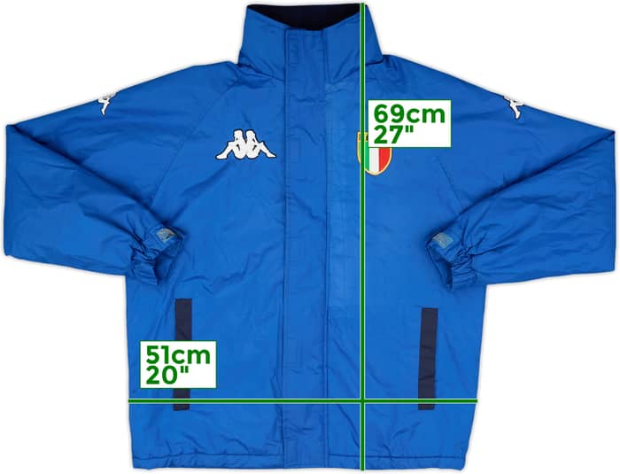 2002-03 Italy Kappa Padded Bench Coat - 6/10 - (S)