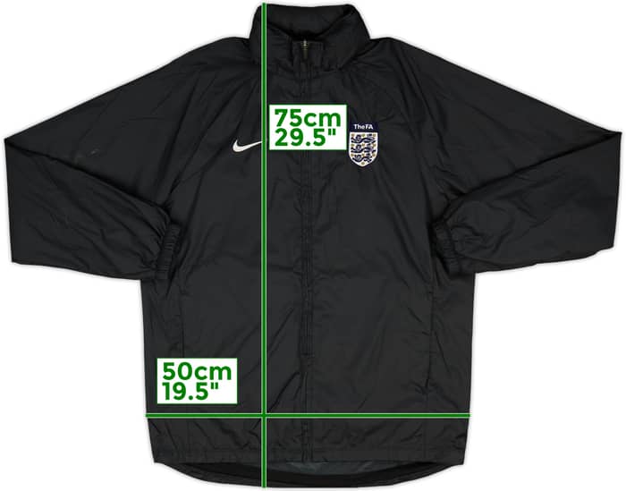 2015-16 England Nike Hooded Rain Jacket - 6/10 - (M)