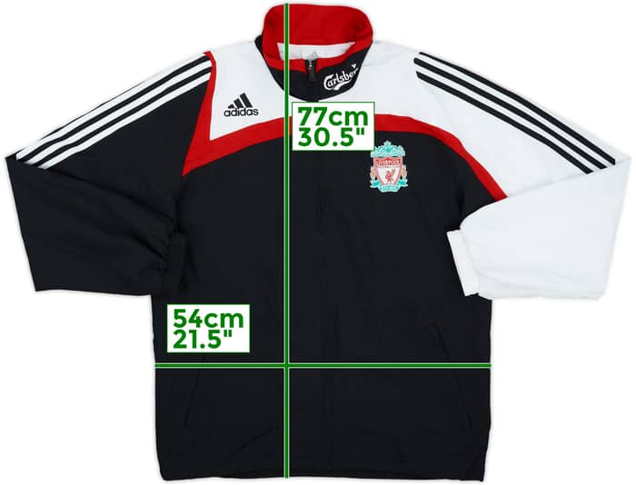 2007-08 Liverpool adidas Track Jacket - 7/10 - (M)