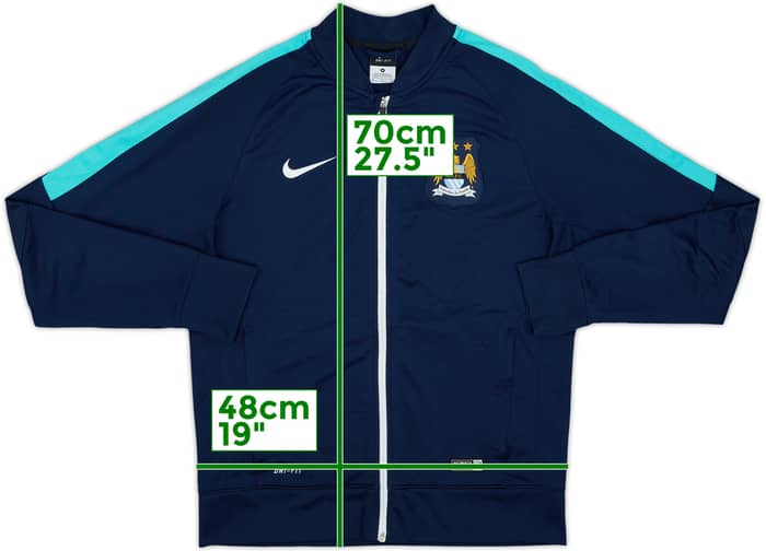 2015-16 Manchester City Nike Track Jacket - 8/10 - (M)
