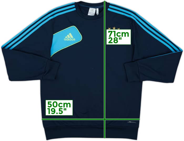 2012-13 Ajax adidas Sweat Top - 7/10 - (M/L)