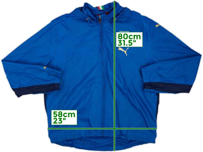 2006-07 Italy Puma Hooded Rain Coat - 5/10 - (XL)