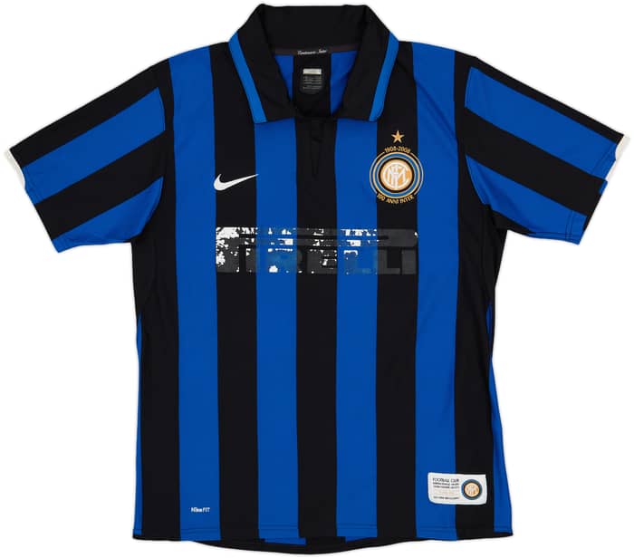 2007-08 Inter Milan Centenary Home Shirt - 3/10 - (L)
