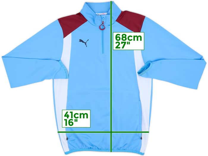 2016-17 Burnley Puma 1/4 Zip Drill Top - 7/10 - (XL.Boys)