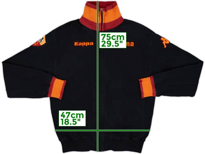 2008-09 Roma Kappa Track Jacket - 8/10 - (L)