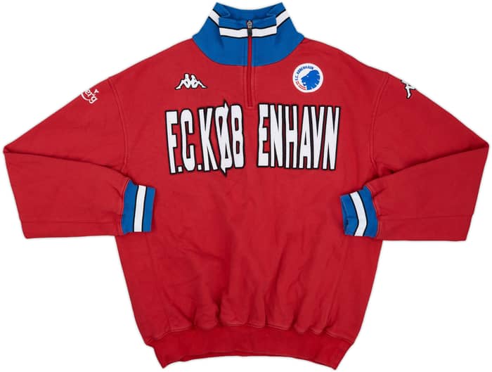 2009-10 FC Copenhagen Kappa 1/4 Zip Training Top - 7/10 - (XXL)