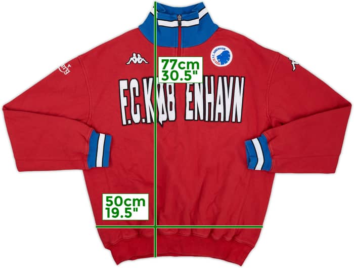 2009-10 FC Copenhagen Kappa 1/4 Zip Training Top - 7/10 - (XXL)
