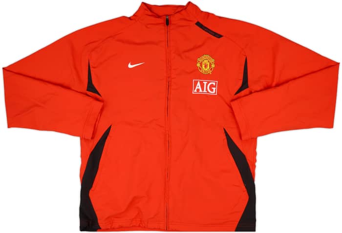 2007-08 Manchester United Nike Track Jacket - 9/10 - (L)