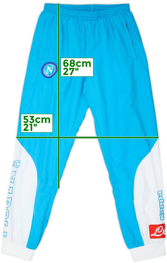 2016-17 Napoli Kappa Track Pants/Bottoms - 6/10 - (L)