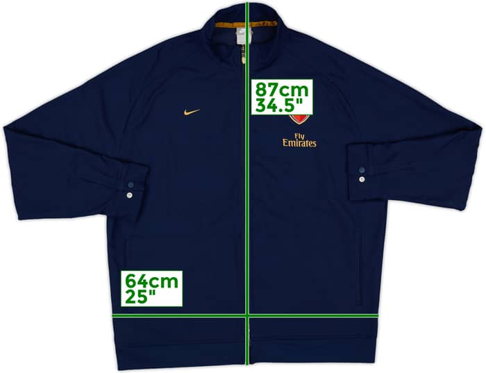 2007-08 Arsenal Nike Track Jacket - 10/10 - (XXL)