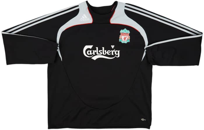 2008-09 Liverpool adidas Sweat Top - 10/10 - (XL/XXL)