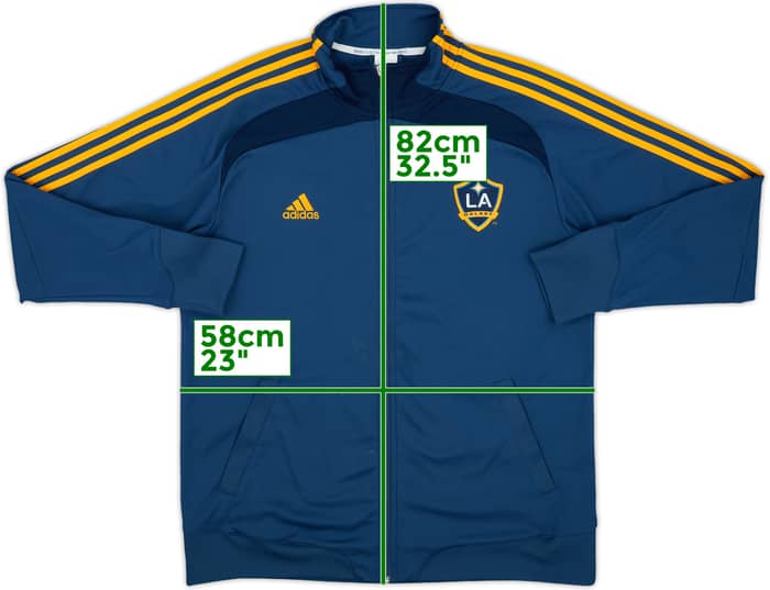 2008-09 LA Galaxy adidas Track Jacket - 8/10 - (XL)