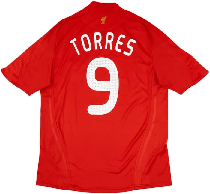 2008-10 Liverpool Home Shirt Torres #9 - 6/10 - (L)