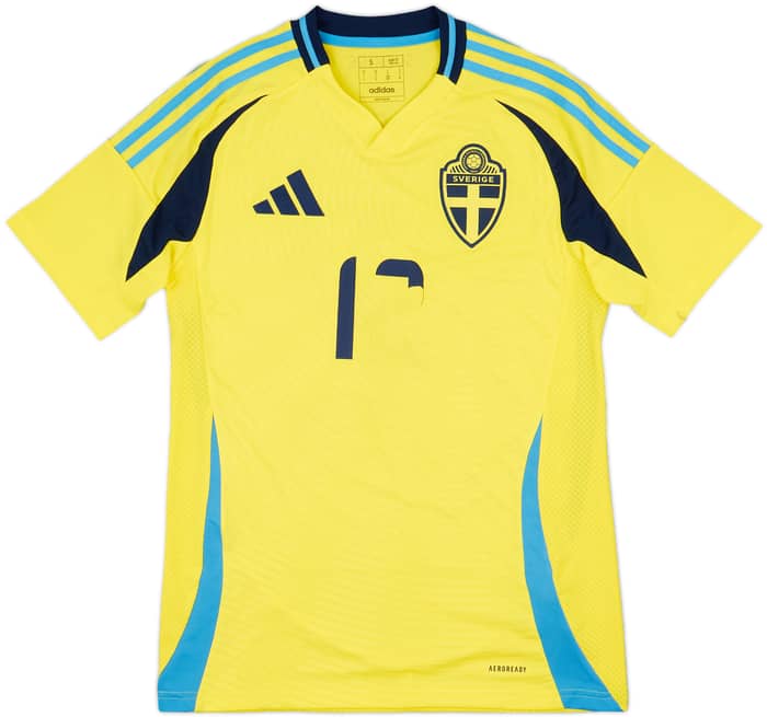 2024-25 Sweden Home Shirt Kulusevski - 4/10 - (S)
