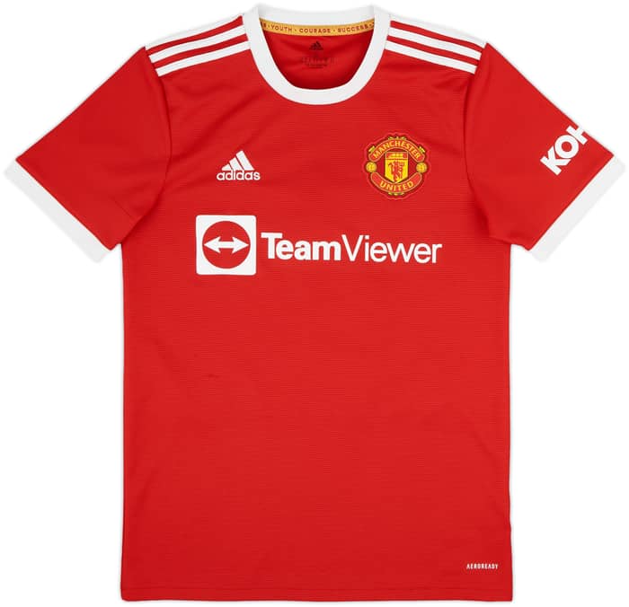 2021-22 Manchester United Home Shirt Ronaldo #7 - 8/10 - (S)