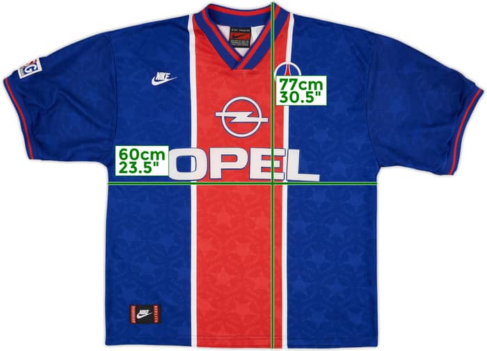 1995-96 Paris Saint-Germain Home Shirt - 9/10 - (XL)