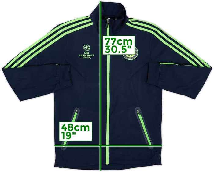 2010-11 Chelsea adidas Champions League Track Jacket - 8/10 - (S)