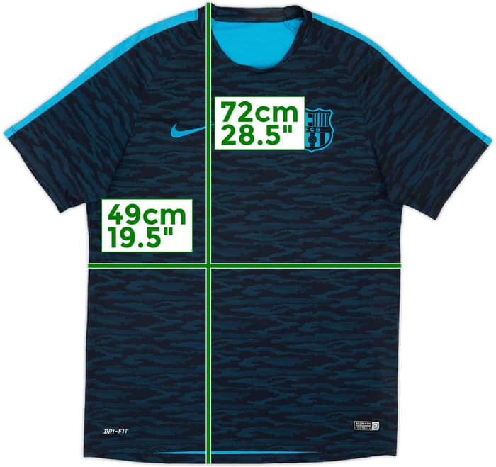 パーティを彩るご馳走や 2015-16 Barcelona Nike Training Shirt - 8/10 - (L) ウェア
