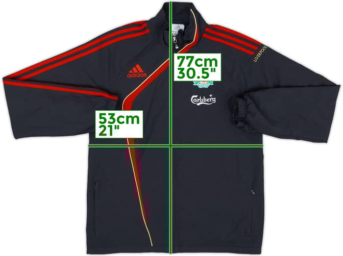2009-10 Liverpool adidas Track Jacket - 8/10 - (S)