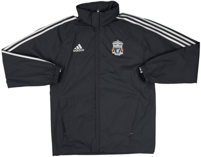 2011-12 Liverpool adidas Hooded Rain Jacket - 8/10 - (M)