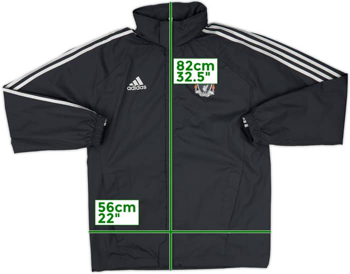 2011-12 Liverpool adidas Hooded Rain Jacket - 8/10 - (M)