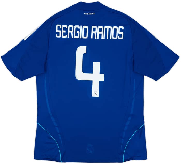 2008-09 Real Madrid Away Shirt Sergio Ramos #4 - 8/10 - (L)