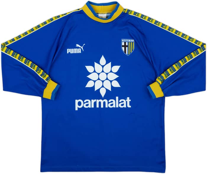 1995-96 Parma Puma Player Issue Training L/S Shirt #71 - 6/10 - (XL)
