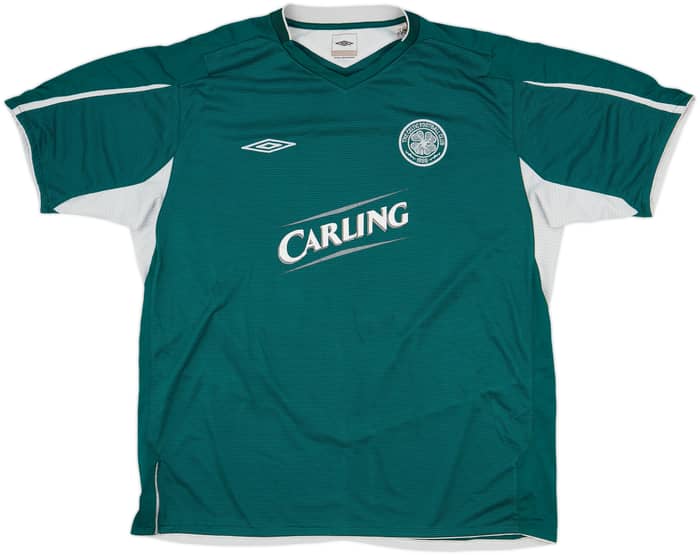 2004-05 Celtic Away Shirt Lennon #18 - 6/10 - (XXL)