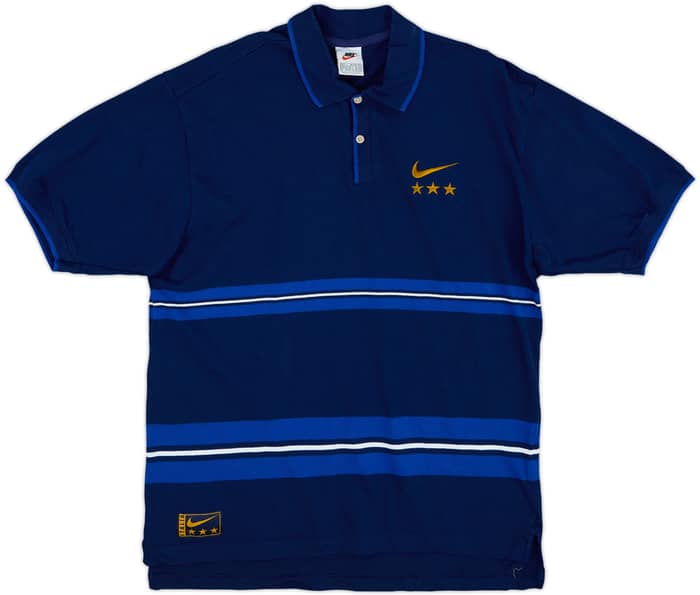 1998-99 Italy Nike Polo Shirt - 9/10 - (L)