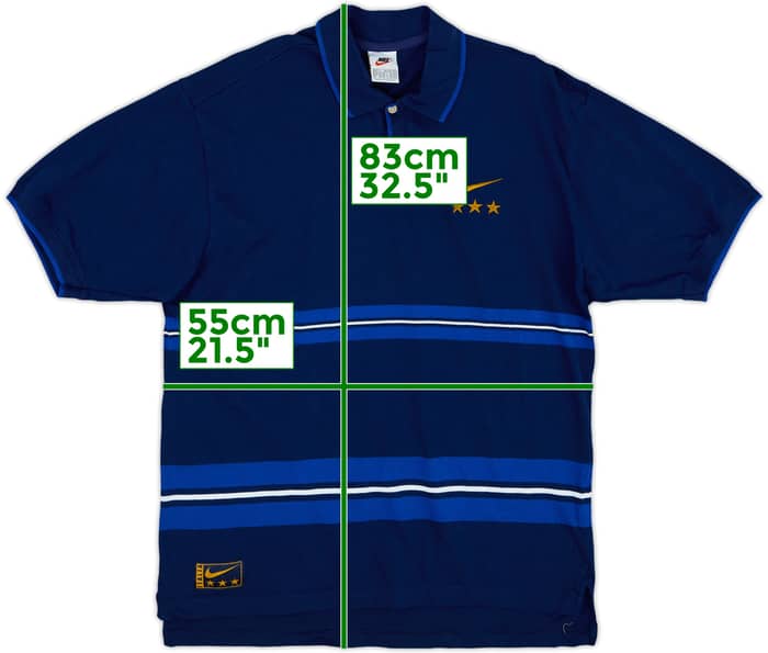 1998-99 Italy Nike Polo Shirt - 9/10 - (L)